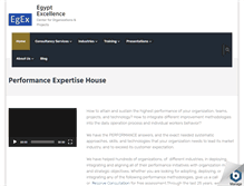 Tablet Screenshot of egyptexcellence.com